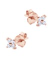 Shining CZ Crystal Silver Stud Earring STS-6158